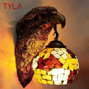 Настенный светильник TYLA Contemporary Eagle, Персонализированный и креативный светильник для украшения гостиной, спальни, прихожей, бара