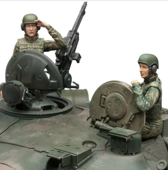Неокрашенный комплект 1/16 120 мм Женский бак для заряжания боеприпасов Миниатюрный гаражный комплект с фигуркой из смолы