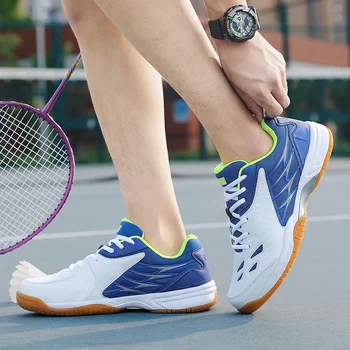 Новая профессиональная волейбольная обувь, мужские легкие теннисные туфли, дышащие кроссовки для бадминтона, мужская высококачественная волейбольная обувь