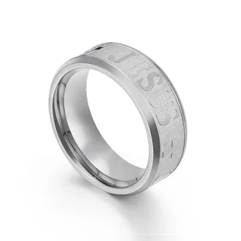 Новое кольцо из титановой стали в форме буквы 