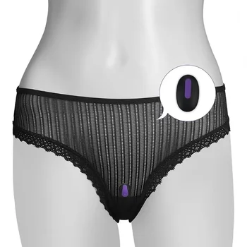 Новые вибрирующие трусики с 10 функциями беспроводного дистанционного управления, ремешок на нижнем белье, вибратор для женщин, секс-игрушка 7,5x2 см