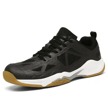 Новые волейбольные туфли больших размеров 36-46, нескользящие теннисные туфли, легкие кроссовки для фитнеса, бадминтона, Мужская спортивная обувь