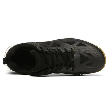 Новые волейбольные туфли больших размеров 36-46, нескользящие теннисные туфли, легкие кроссовки для фитнеса, бадминтона, Мужская спортивная обувь Изображение 2