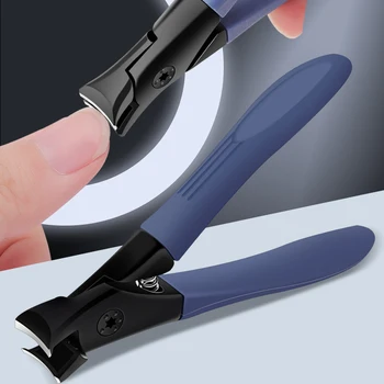 Новые кусачки для ногтей с защитой от брызг, Специальные кусачки для толстых твердых ногтей, одноразовые кусачки для ногтей, бытовые кусачки для ногтей большого размера