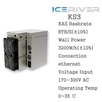 Новый KS3 Iceriver KAS KS3 8TH 3200 Вт Asics Miner Kaspa Mining Machine Гонконг В наличии,