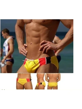 Новый бренд BOYTHOR Расширенная кастомизация мужских плавок Сексуальный купальник низкоконтрастного цвета