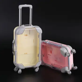 Новый дизайн, роскошные норковые ресницы, пластиковое средство для макияжа, многоцветная коробка для накладных ресниц, чемодан, коробка для багажа, упаковка для ресниц Изображение 2