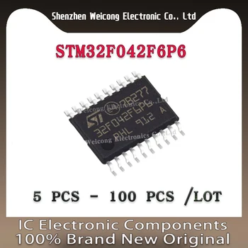 Новый Оригинальный Чипсет STM32F042F6P6 STM STM32 STM32F STM32F042 STM32F042F STM32F042F6 IC MCU TSSOP-20