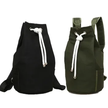 Новый холщовый рюкзак на шнурке, сумка-корзина большой емкости, спортивная сумка для фитнеса, велосипедный рюкзак