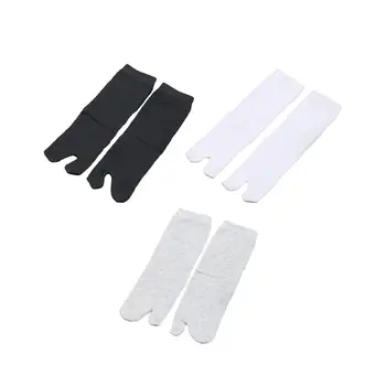 Носки Tabi с двумя носками-флип-флопами для покупок в помещении и на открытом воздухе, пеших походов