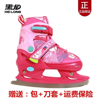Обувь для фигурного катания на толстом теплом льду с высокой талией, детская обувь для роликовых коньков, детские кроссовки из нержавеющей стали 304 для мальчиков и девочек, начинающих