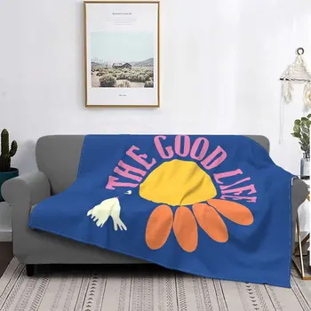 Одеяло Good Life, Покрывало на кровать, Аниме-одеяло, Сверхлегкие Декоративные одеяла для дивана