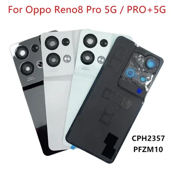 Оригинал для Oppo Reno8 Pro 5G Задняя Крышка батарейного отсека Задняя Стеклянная Дверца Корпуса Чехол Для Oppo Reno 8 Pro + Замена крышки Батарейного отсека
