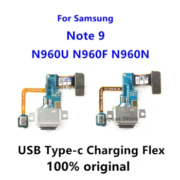 Оригинал Для Samsung Galaxy Note 9 Порт Зарядки N960 N960U N960F N960N USB Type-c Зарядное Устройство Док-разъем Гибкий Кабель Замена