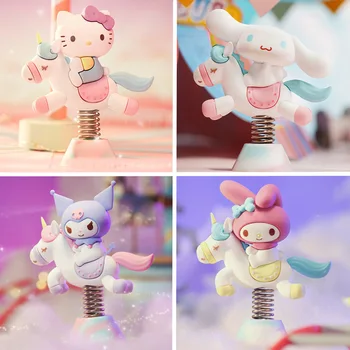 Оригинальные аниме Hello Kitty Mystery Boxes Фигурка Каваи Куроми, кукла My Melody, Украшение рабочего стола, Мультяшные игрушки, Подарок на День рождения Изображение 2