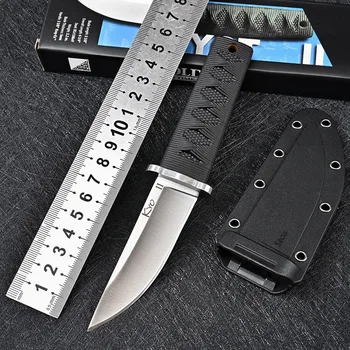 Открытый Классический Прямой Нож Тактика Кемпинга Портативный Нож Высокой твердости Для Выживания и Самообороны Многофункциональный Нож