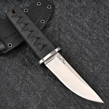Открытый Классический Прямой Нож Тактика Кемпинга Портативный Нож Высокой твердости Для Выживания и Самообороны Многофункциональный Нож Изображение 2