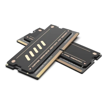 Память ноутбука Медно-графеновый радиатор охлаждения радиатора для памяти DDR4 / 5 Изображение 2