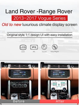 Панель Климат-контроля Переменного Тока Для Land Rover-Range Rover Vogue Серии L405 2013-2017 Автомобильный Кондиционер HD LCD Сенсорный Экран Изображение 2