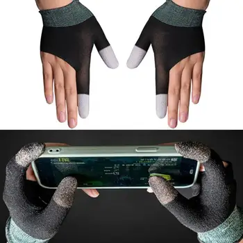 Перчатки Для Игр На Мобильном Телефоне С Защитой От Пота, Чехол Для Пальцев, Перчатки Для Игры С Нескользящим Сенсорным Экраном, Рукав Для Большого Пальца