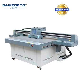 Планшетный принтер с УФ-чернилами CMYKW, большой принтер с площадью печати 1600 мм * 1300 мм, быстрая скорость, высокое разрешение BK-1613 Изображение 2