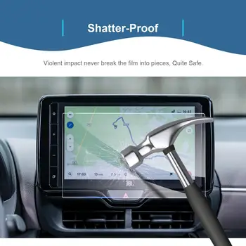 Пленка из Закаленного Стекла Для Toyota Yaris Cross 2021 2022 9-дюймовый Автомобильный информационно-развлекательный GPS-Навигационный Дисплей Защитная Наклейка