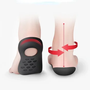 Плоская стелька для коррекции свода стопы с вывернутой стопой и стелька для коррекции вывиха XO-Legs Ортопедические стельки для кемпинга и пеших прогулок Изображение 2