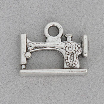 Подвески для швейной машинки RAINXTAR из сплава античного серебра на День матери 15*19 мм 10шт AAC289