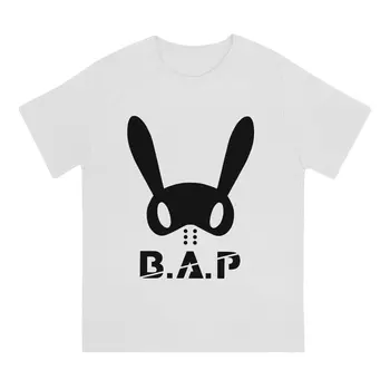 Популярная мужская футболка для труппы корейских мальчиков, тканевая футболка с коротким рукавом BAP Crewneck, забавная идея подарка высокого качества Изображение 2