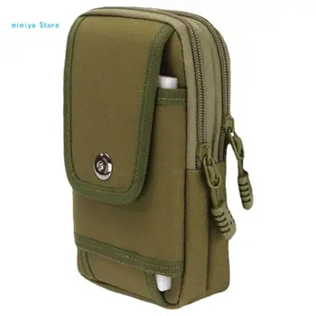 поясная сумка-кошелек pipi, военный прочный мини-пакет для ключей и монет Pu Изображение 2