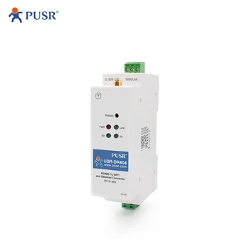 Преобразователи Pusr Usr-dr404 с 1 портом Din-рейки Modbus Rtu Tcp Rs485 Serial Wifi В Ethernet