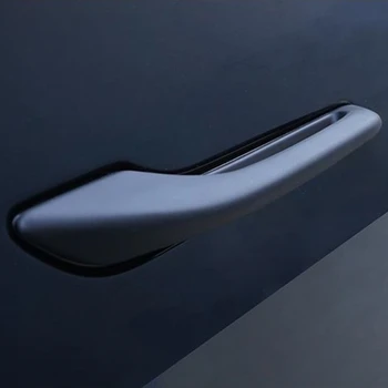 Приклеивание Защитного Чехла Дверной Ручки Для Автомобиля Model 3 Model Y Фирменная Модификация Антифриза Аксессуары QW Изображение 2