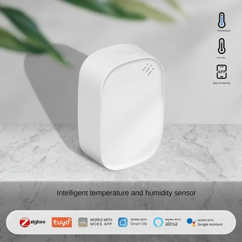 Приложение Graffiti Zigbee Smart Home Probe, дистанционное управление температурой и влажностью, умный датчик безопасности, прочный, простой в использовании Изображение 2