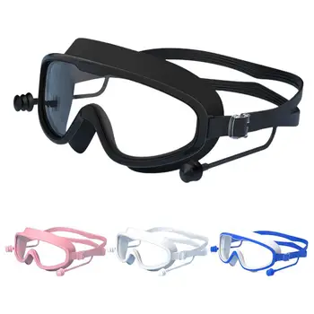 Профессиональные очки для плавания для взрослых, линзы с защитой от запотевания и ультрафиолета, Водонепроницаемые регулируемые силиконовые очки для плавания, Оборудование для плавания