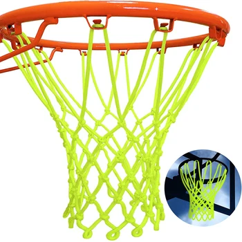 Прочная баскетбольная сетка-мишень Нейлоновая нить Спортивное кольцо Сетка Баскетбольная сетка на 12 петель Спорт на открытом воздухе