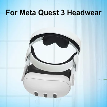 Регулируемый головной ремень для Meta Quest 3 Удобная повязка на голову для виртуальной реальности Альтернативный головной ремень для аксессуара виртуальной реальности Meta Quest 3 Изображение 2