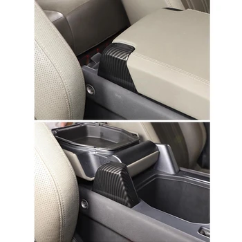 Резьбовая накладка на подлокотник автомобиля, замена внутренней отделки для Land Rover Defender 90 110 2022-2023 (карбон)