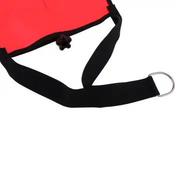 Роскошная нейлоновая сумка-подъемник весом 50 фунтов со сливным клапаном для подводного плавания, красная