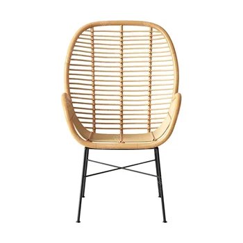 ротанговый стул, скандинавское кресло, простая мебель для гостиниц с проживанием в семье, повседневные стулья для японских кафе