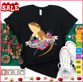 Рубашка с Бородатым Драконом, Женская футболка, Подарок Любителю Рептилий, Футболка С ящерицей, Милая Беа