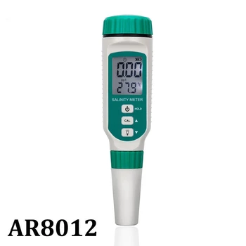 Ручка-салинометр для измерения солености напитков Измеритель содержания соли в напитках и температуры растворителя ATC Для измерения морской воды AR8012