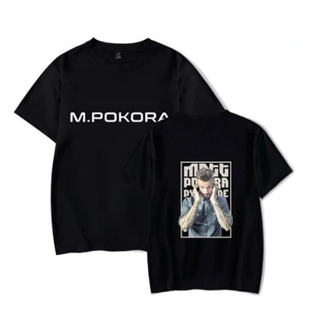 Рэпер M. Pokora Забавная футболка Для мужчин и женщин, хлопковые футболки в стиле хип-хоп с круглым вырезом, топы Harajuku, уличная одежда