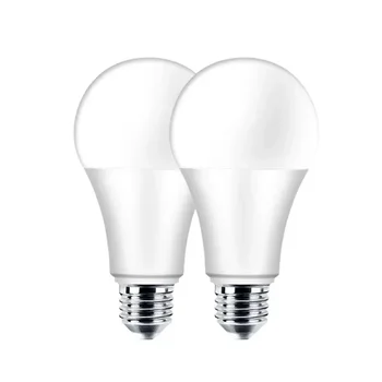 Светодиодные лампы реальной мощности 7 Вт 3000 К / 6000 К E27 Супер Яркий теплый белый для дома Изображение 2