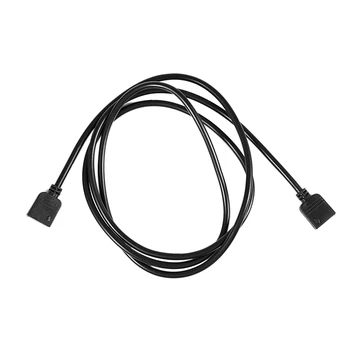 Светодиодные ленты RGB 4-контактный разъем-розетка, Удлинительный кабель, черный, 1 м