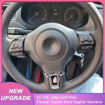 Светодиодный переключатель Рулевого колеса, Кнопка управления аудиоканалом для VW Jetta Golf Polo Passat Touran Bora Sagitar Santana