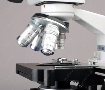 Светодиодный Составной Микроскоп-AmScope Поставляет 2000X Светодиодный Лабораторный Тринокулярный Составной Микроскоп с 3D Механической Сценой + 5-Мегапиксельная камера Изображение 2