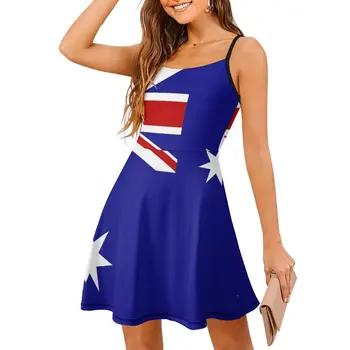 Сексуальное женское платье The Dress День Австралии Австралийский флаг Женское платье-слинг Горячая распродажа Коктейлей Забавная новинка