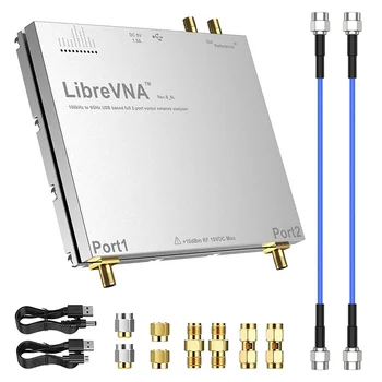 Сетевой анализатор LibreVNA 2.0 100 кГц-6 ГГц, 2 порта на базе USB с внешним эталонным входом / выходом, Измерение на 6-слойной печатной плате