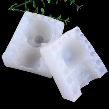 Силиконовая форма в форме поросенка для изготовления ювелирных изделий своими руками, силиконовая форма в форме кристалла свиньи для гипсовых скульптур Изображение 2