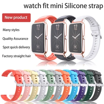 Силиконовый Ремешок Для Часов G5AA Smart Watch Strap Браслет 16 мм для huawei Watch Fit Mini